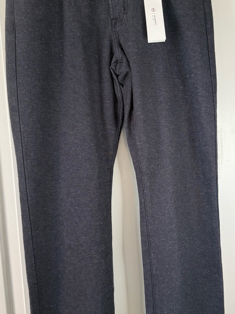 Men's Slim Heather Charcoal Pants - Unbranded